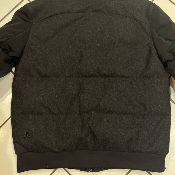 Lululemon womens Roam Far wool/nylon bomber jacket. Sz 12 Reversible waterproof - Picture 12 of 14